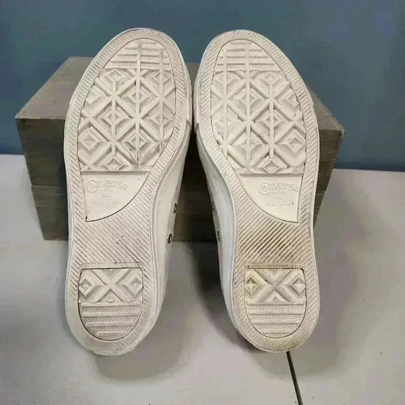 Converse Chuck‎ Taylor Low Women's Egret Metallic 561647C Shoes, Size 8 - CTAS - Picture 7 of 7